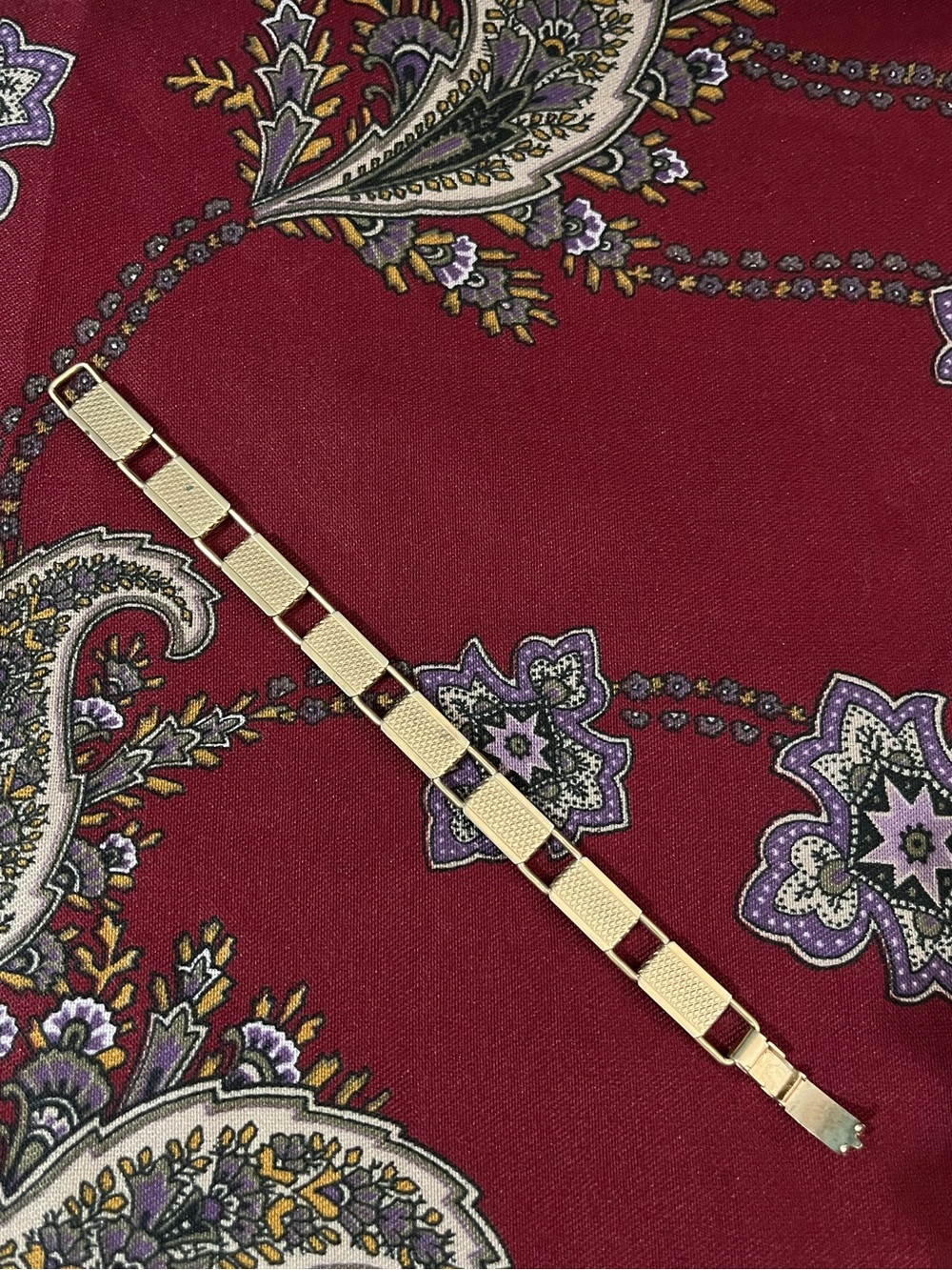 Emmons Vintage Panel and Link Bracelet